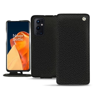 Housse cuir OnePlus 9 Pro -  - Noir - Cuir grainé