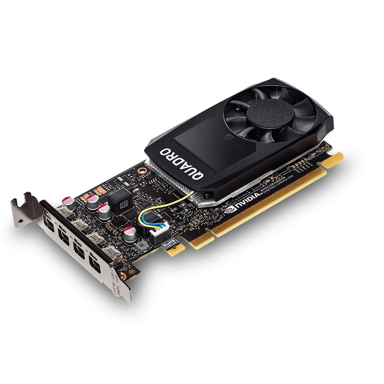 PNY VCQP1000 PB carte graphique NVIDIA Quadro P1000 4 Go GDDR5 Neuf