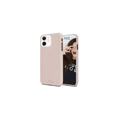 JAYM - Coque Silicone Soft Feeling Rose Sable pour Apple iPhone 13 Pro – Finition Silicone – Toucher Ultra Doux