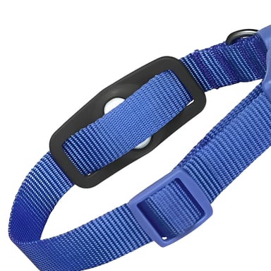 Étui AirTag pour Colliers de Chien IPX6 en Silicone Noir