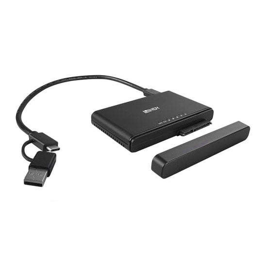 Lindy 43359 Station d'accueil de disques de stockage USB 3.2 Gen 2 3.1 Gen 2 Type C Neuf