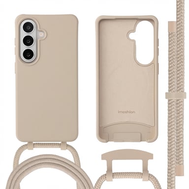 imoshion Coque arrière Color avec cordon amovible et MagSafe pour Samsung Galaxy S26 - Nude