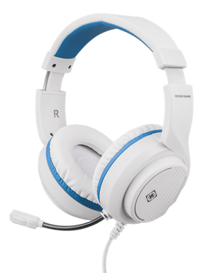 Deltaco Gaming - Casque gaming stéréo pour PS5, haut-parleurs stéréo 40mm, micro flexible