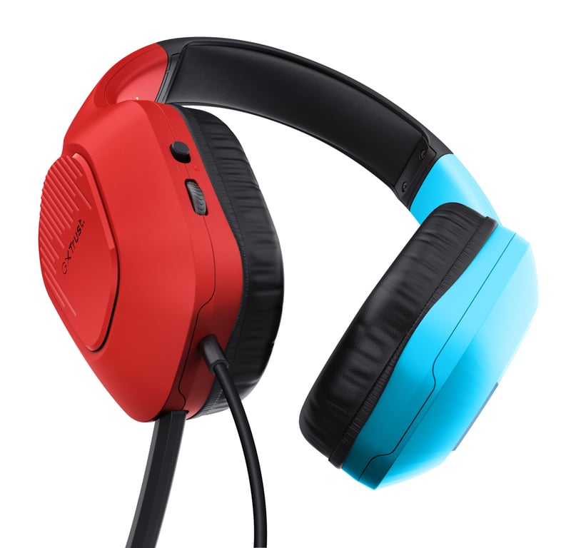 Trust GXT Zirox Casque Avec fil Arceau Jouer Cyan Neuf - vue 3