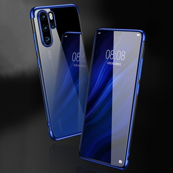 Coque Silicone Bord pour HUAWEI P30 Pro Bumper Fine Transparente