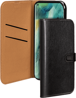 BigBen Connected Funda con cierre para Oppo Find X3 Neo cartera y lengüeta magnética Negro