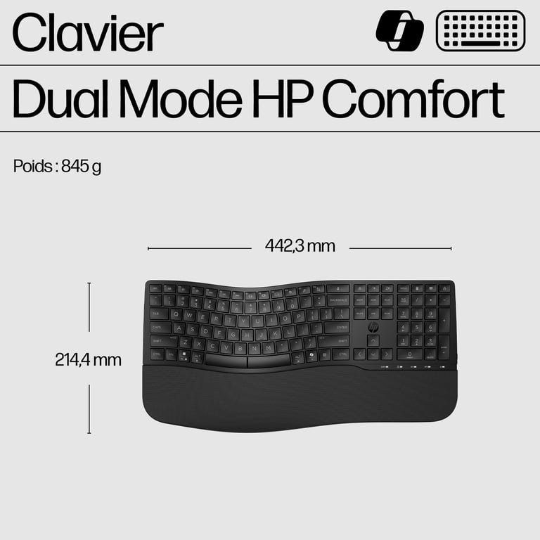 HP Clavier double mode 680 Comfort - vue 4
