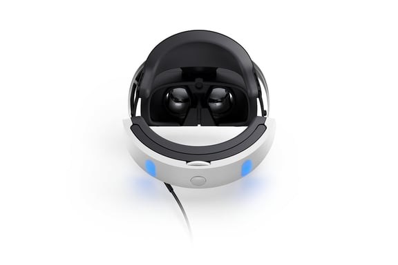 Sony PlayStation VR Pantalla con montura para sujetar en la cabeza 610 g Negro, Blanco