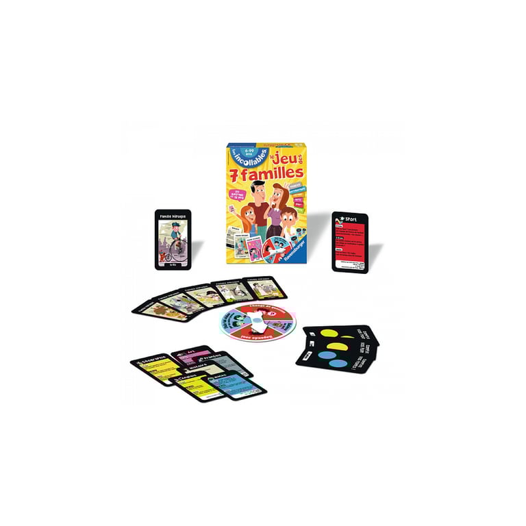 Jeu des 7 familles Incollables Ravensburger Jeux France - vue 4