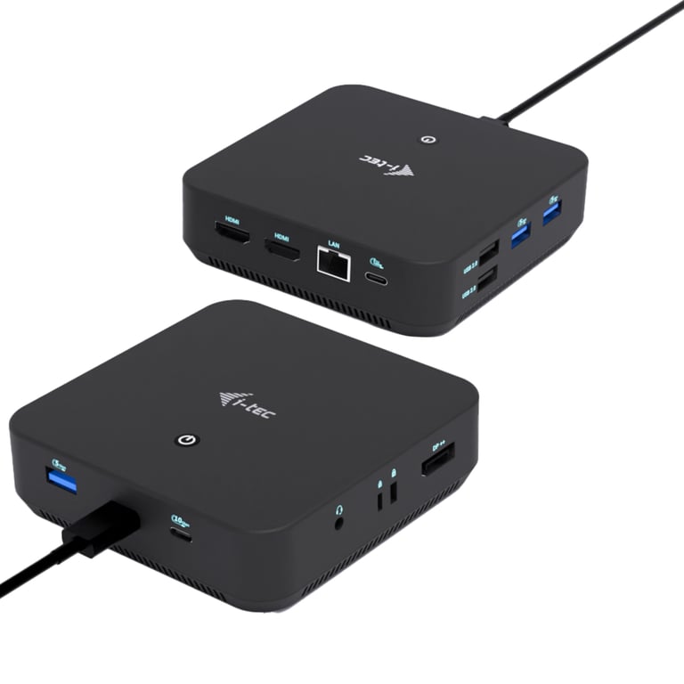 i tec USB C DP Dual HDMI Docking Station with Power Delivery