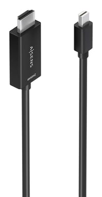 AISENS A125-0888 câble vidéo et adaptateur 2 m Mini DisplayPort HDMI Type A (Standard) Noir