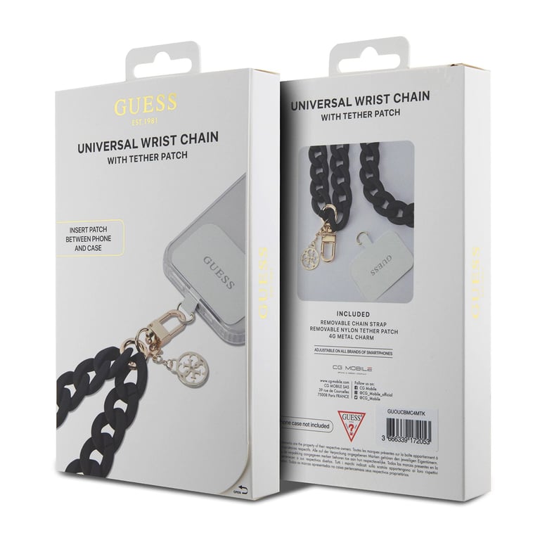 Guess GUOUCBMC4MK Bracelet universel Big Hand Strap Acrylique 4G Charm Acrylique et métal - vue 3