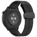 Correa de reloj con hebilla magnética de silicona. Black 22 mm Samsung Galaxy Watch 3 45 mm/Gear S3 Classic, Frontier, Huawei Watch Buds/GT Runner/GT2 Pro, Xiaomi Watch S1 Pro, Garmin Forerunner 255/Vivoactive 4