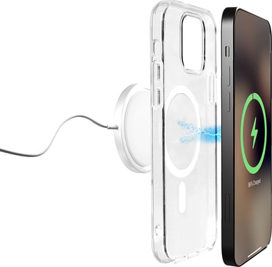 Funda transparente compatible con MagSafe Lite Mag para iPhone 13 Pro Puro