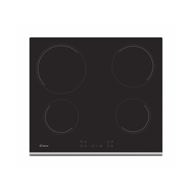Candy Timeless CH64XB Plaque de cuisson en céramique encastrable 4 feux Noir - Neuf
