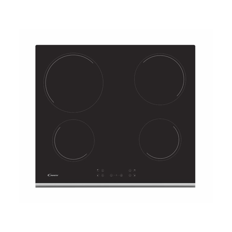 Plaque Vitrocéramique Candy CH64XB – 59cm, 1200W, 4 Zones, Intégré - vue 3