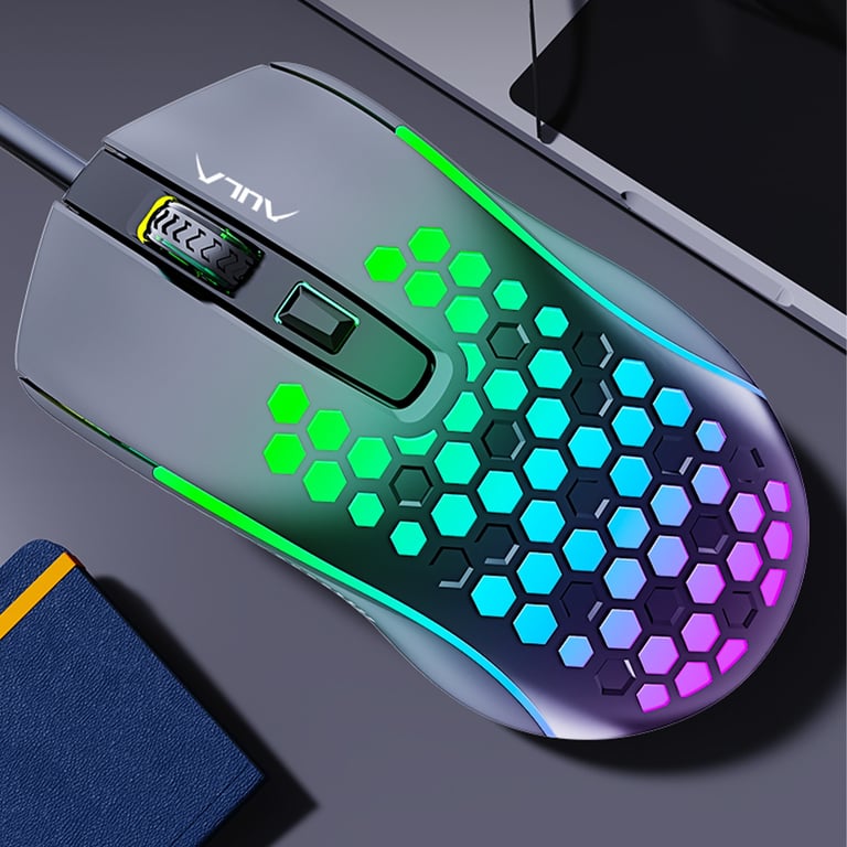 Souris Gamer pour ACER PC Avec Fil USB LED Filaire Ordinateur