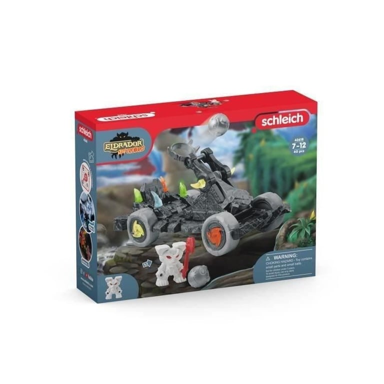 Catapulte avec Mini Creature Coffret figurines d'action fantastiques très durables Dès schleich 4618 ELDRADOR Mini Creature