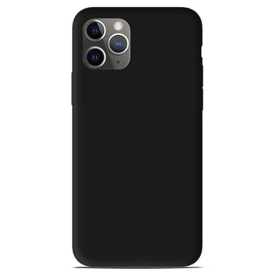 Coque silicone unie Mat Noir compatible Apple iPhone 11 Pro