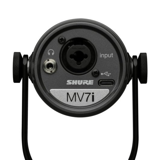 Microphone Dynamique Shure MV7i – USB/XLR, Podcasting, Directivité Cardioïde - vue 3