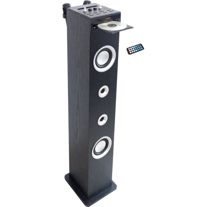 Tour De Son Amplifié Innovaley HP33-CD-WHITE - Lecteur CD, Bluetooth, USB - 100W