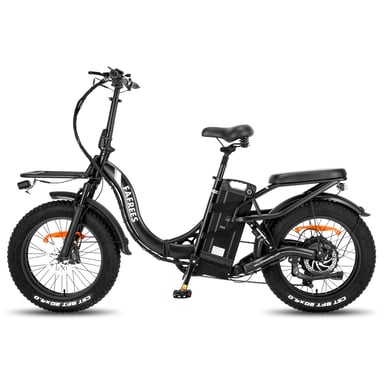 FAFREES F20 X-MAX - Motore 750W Batteria 48V30AH Autonomia 180KM Freno a disco idraulico - Nero
