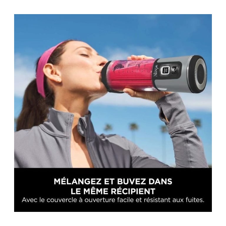 Blender portable sans fil Ninja Blast BC151EUBK - Noir - Neuf