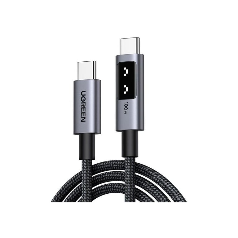 UGREEN Uno Câble USB C vers USB C PD 20V Charge Rapide en Nylon Compatible avec MacBook iPad iPhone 17 Pro Max Air 16 Galaxy S25 Plus Ultra S24 S23 A55 A35 A15 Steam Deck PS5 Manette 1M - vue 1