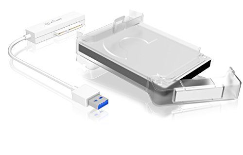 Icy Box IB-AC703-U3 Boîtier pour disque dur 2,5 SATA USB 3.0 Blanc