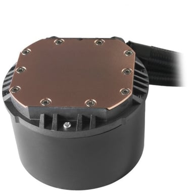 Mars Gaming ML-PRO360, Refrigeración Líquida CPU Profesional, TDP 600W, 3x Ventiladores FDB Ultra-silenciosos, Bomba Opti-Chamber con Anillo de Iluminación Blanco, Multisocket Universal, Negro