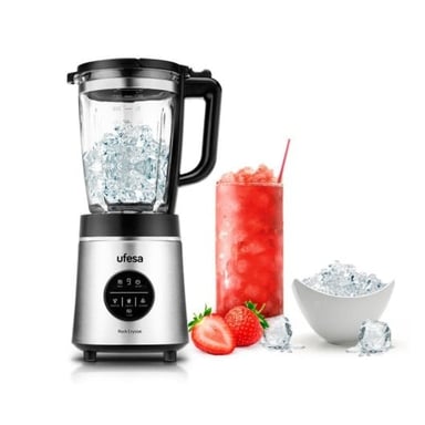 Frullatore Ufesa Rock Crystal 1800W 1,75L digitale acciaio inossidabile trita ghiaccio