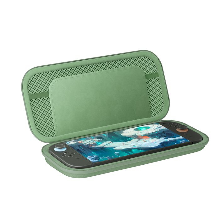 Belkin ENA002HQSE Housse de protection pour console de jeux portable Étui Nintendo Polyester, Velours Vert - Neuf