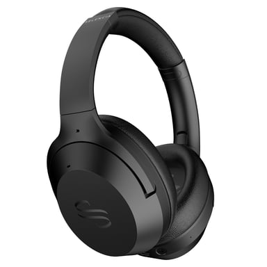 Selencia Casque sans fil Urban Play - Réduction active du bruit (ANC) - Avec étui de rangement - Midnight Black