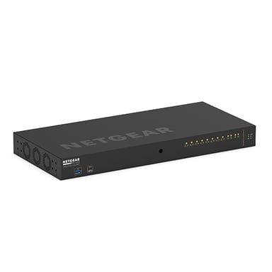 NETGEAR M4250-10G2XF-PoE+ Géré L2/L3 Gigabit Ethernet (10/100/1000) Connexion Ethernet, supportant l'alimentation via ce port (PoE) 1U Noir - Neuf