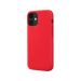 (O) Custodia antiurto in morbido silicone gel per Apple iPhone 12 mini, Ardent Red