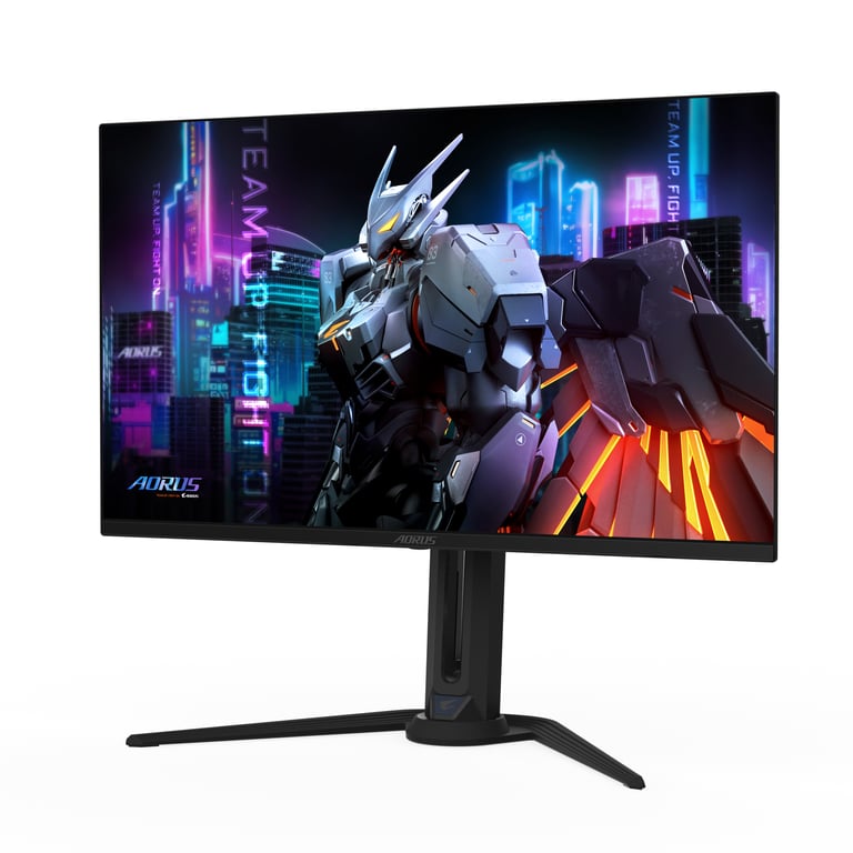 GIGABYTE AORUS FO32U 31 5” Moniteur de jeu UHD 3840 x 2160 UHD 165Hz 0 03ms 250 cdm² FreeSync Premium Pro DisplayHDR True 400 HDMI 2.1 DisplayPort 1.4 Neuf - vue 3