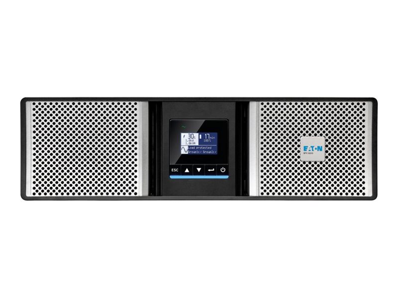 Eaton 9PX G2 9PX5KIRTNG2 Onduleur montable sur rack / externe CA 200208220230240 V 5000 Watt 5000 VA monophasé 5 Ah Ethernet 101001000 RS 232 USB connecteurs de sortie :... - vue 3