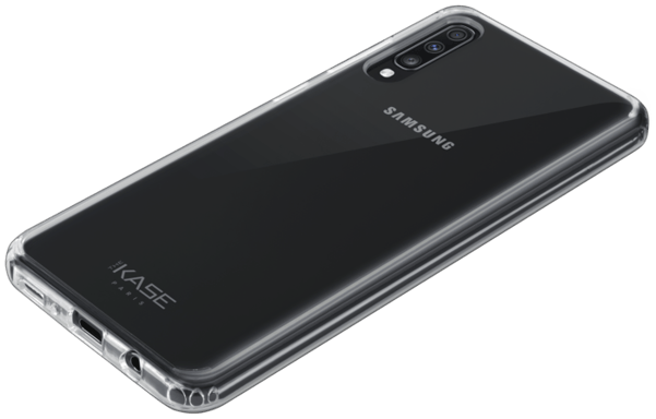 Guscio ibrido invisibile per Samsung Galaxy A70 2019, trasparente