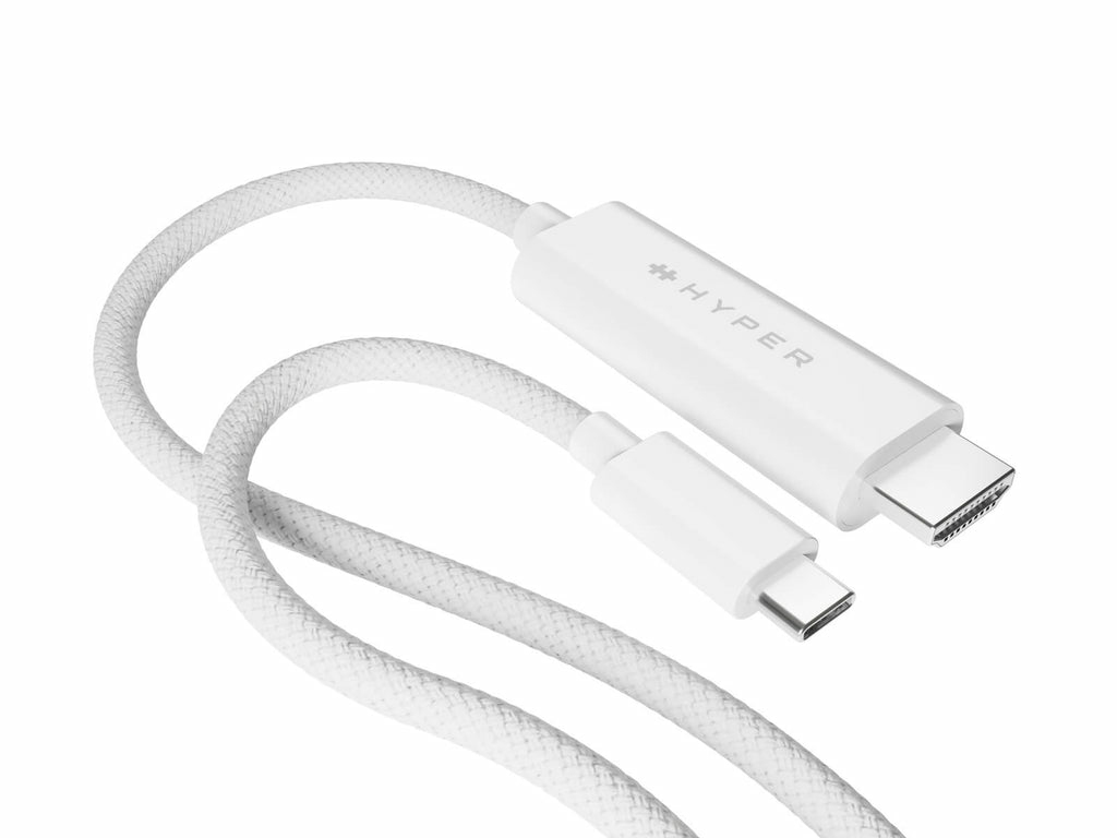 HYPER HD6007WHGL câble HDMI 2 5 USB C HDMI Type A Standard - vue 2