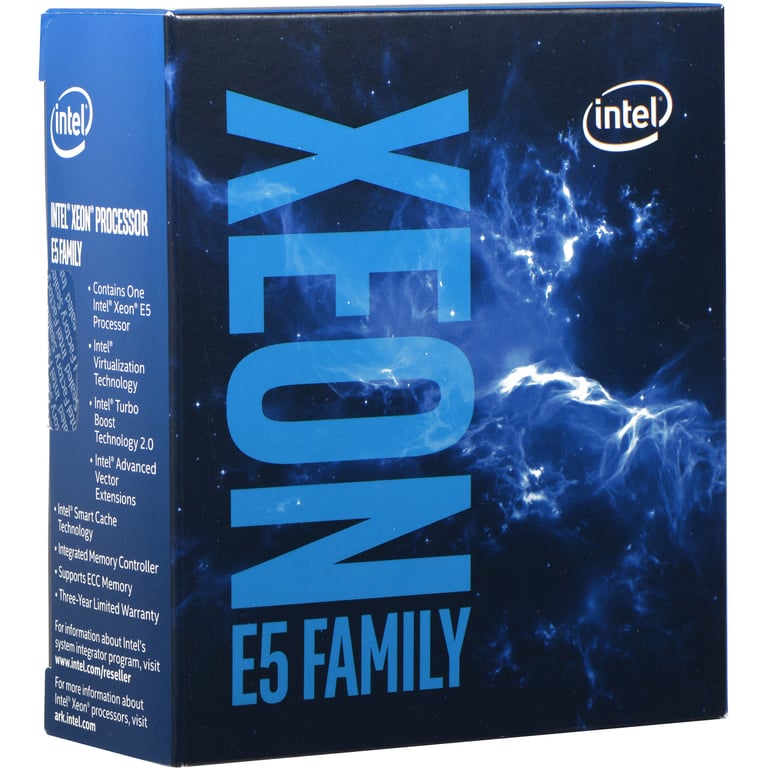 Intel Xeon E5 2620V4 version boîte 2.1 GHz 8 coeurs 20 Mo cache FCLGA2011 v3 Socket - vue 6