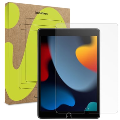 imoshion Protection d'écran en verre trempé pour Apple iPad 9 (2021) 10.2 pouces / iPad 8 (2020) 10.2 pouces / iPad 7 (2019) 10.2 pouces