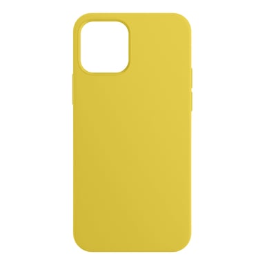 Custodia per iPhone 14 Hybrid Semirigida Sottile Leggera Morbida Interna Moxie giallo