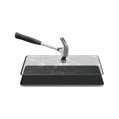 Protector de pantalla de cristal templado de borde a borde para Samsung Galaxy S20, Negro