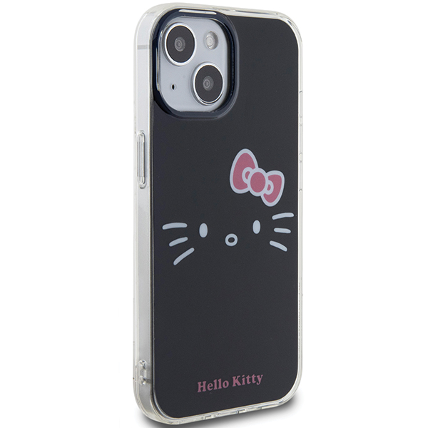 Coque de telephone Hello Kitty IML Kitty Face Souple Compatible iPhone 15 - vue 4