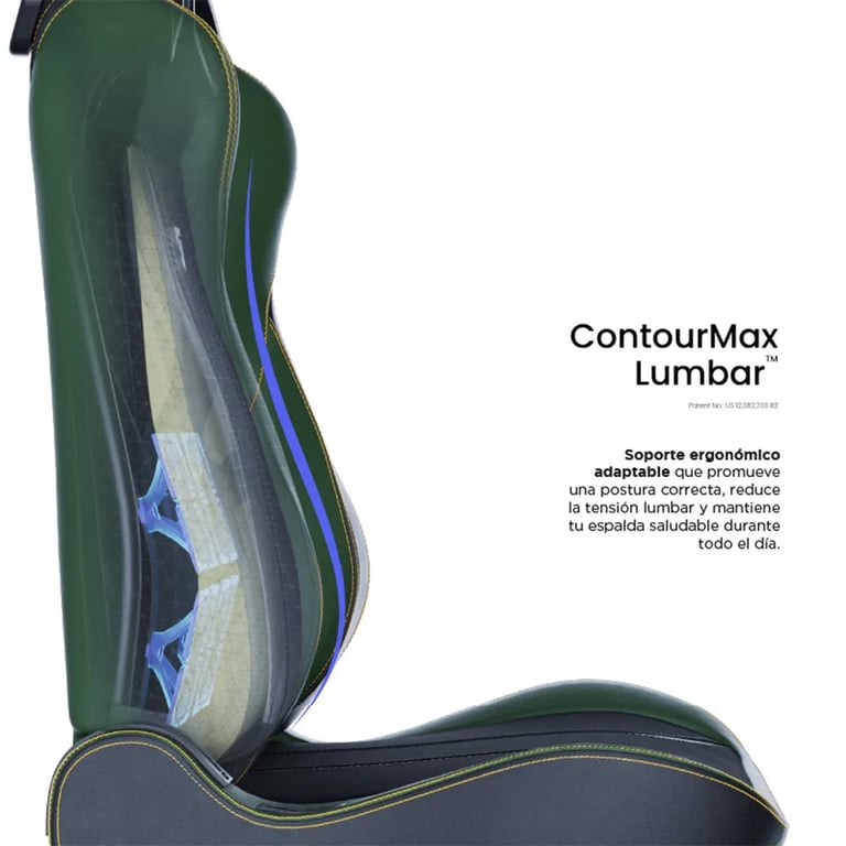 Chaise gaming Vertagear SL5800 HygennX – Assise VertaAir accoudoirs 4D soutien lombaire dynamique & antibactérienne Neuf - vue 3