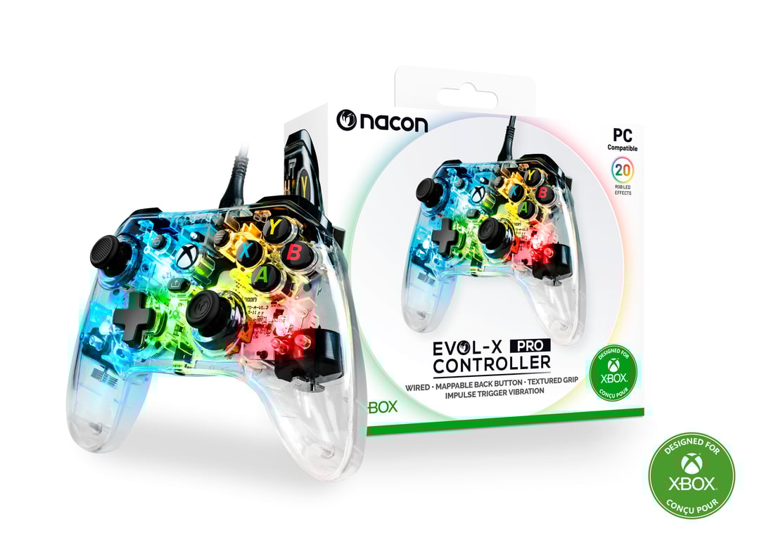 Manette filaire Nacon Evol X Pro RGB pour Xbox - vue 6