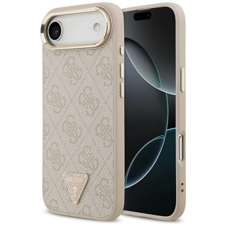 Guess 4G Triangle Logo Case with MagSafe for iPhone 17 Air 6.5 - GUHMP17MP4GTDGMP