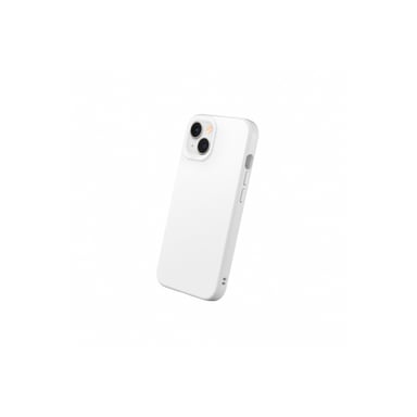 RhinoShield Coque Compatible avec [iPhone 15 Pro]   SolidSuit - Coque Fine avec Technologie d'absorption des Chocs et Finition Premium Mate - Blanc