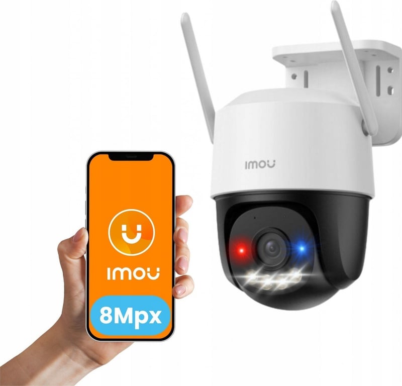 Caméra de surveillance Imou Cruiser SC 4K Vision Nocturne Extérieure Détection IA Audio Bidirectionnel - vue 2
