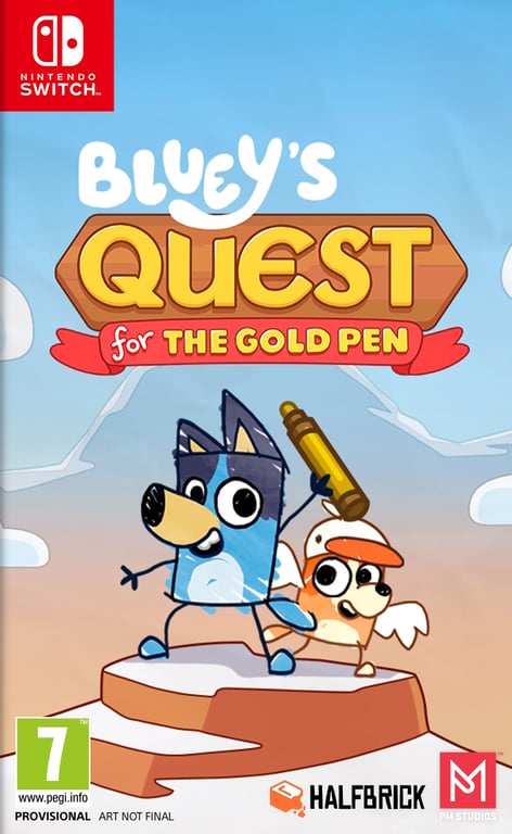 PM Studios Bluey's Quest for the Gold Pen - Neuf